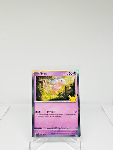 Pokemon 30th Anniversary Collection Mew 65/128 Holo Rare NM
