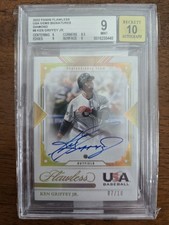 ⚾️💎2022 Flawless USA Gems Signatures #8 Diamond Ken Griffey Jr 9/10 Autograph