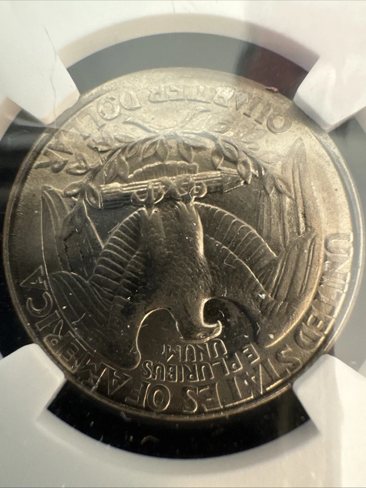 1996-P 25c NGC  Mint Error Uncirculated RAILROAD RIM -  Don’t Thread On Me Label - Image 4 of 4