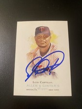 Luis Castillo Signed 2006 Topps Allen & Ginter IP Autograph Twins Marlins Mets