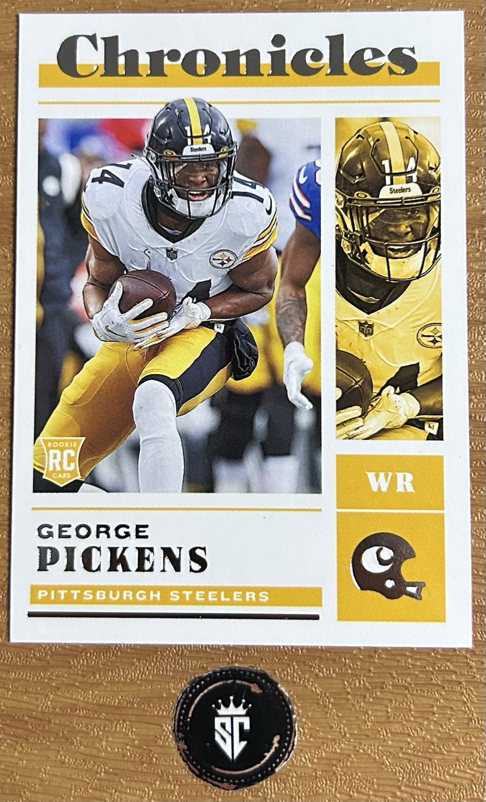 George Pickens 2022 Panini Chronicles Base Set Rookie #48 Pittsburgh Steelers