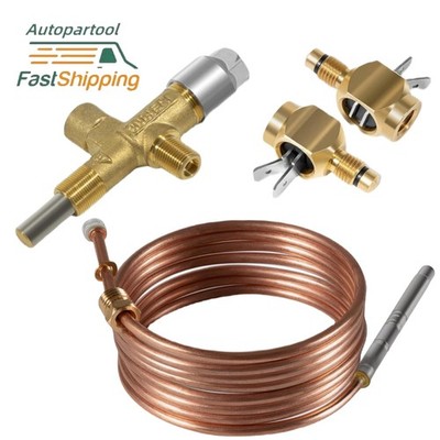 Thermocouple+2Pcs Thermocouple Interrupter+Gas Valve Extension Plug for Norcold