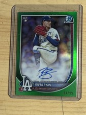 2025 BOWMAN CHROME GREEN REF AUTO RC RIVER RYAN #CRA-RR #84/99 MINT OR BETTER.