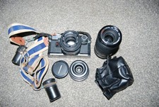 OLYMPUS OM10 OM-10 SLR Film Camera with lens Spares repairs