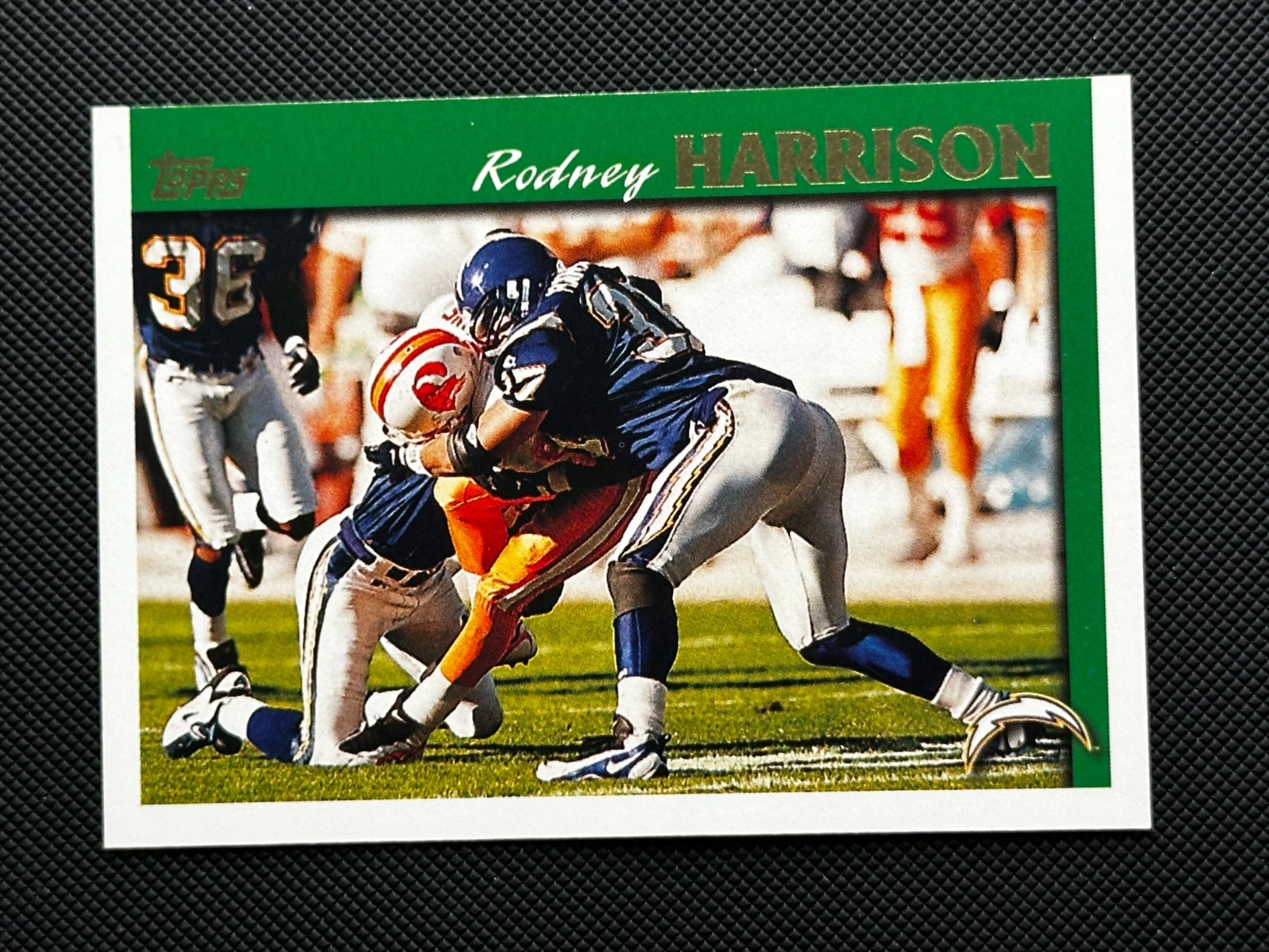 1997 Topps #87 Rodney Harrison San Diego Chargers Football Card