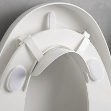 Doytn Universal Pee Deflector for Toilet Seat with Size 11.6 8.3  , White