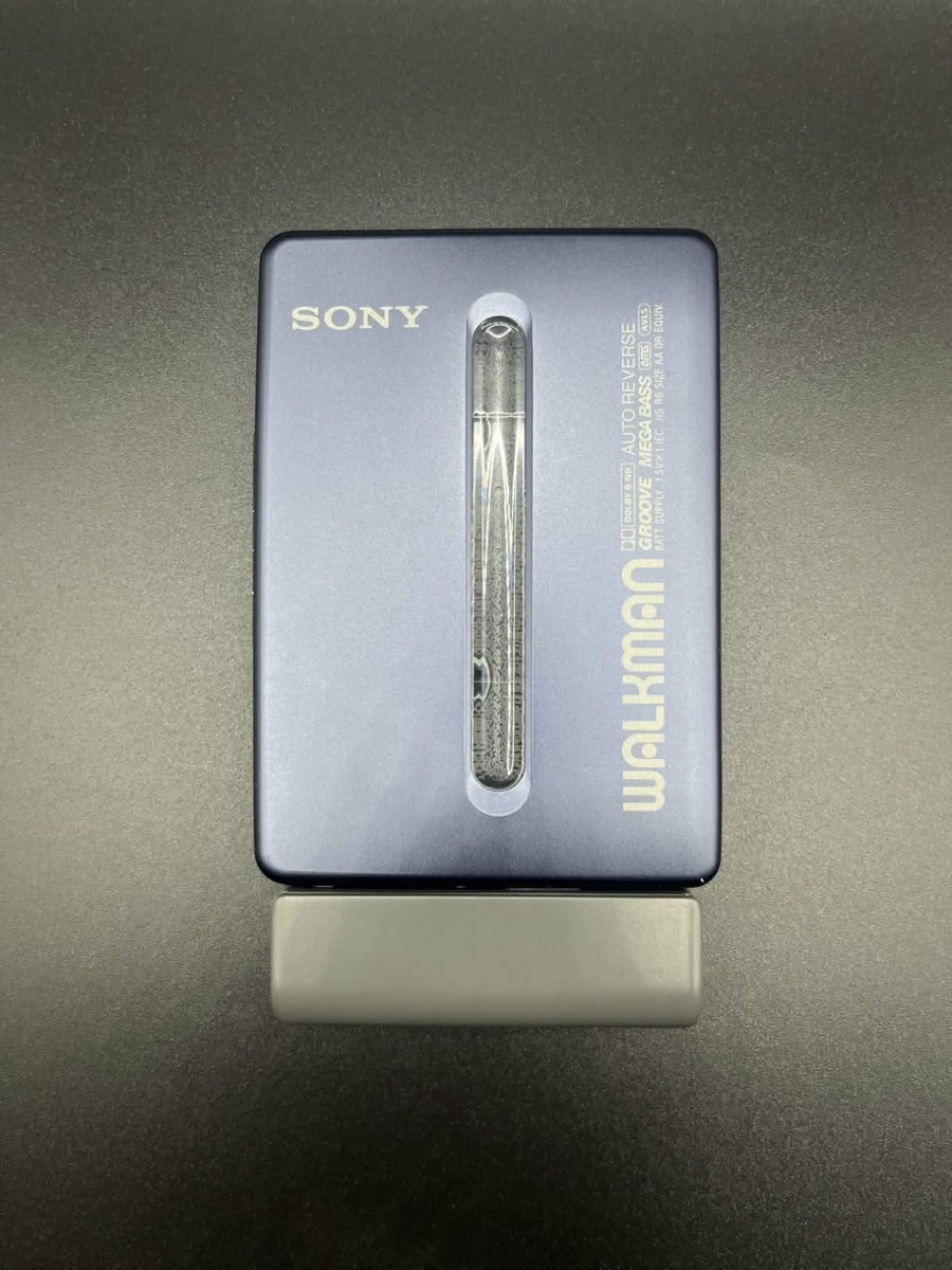 SONY WALKMAN WM-EX600 Blue Cassette Player Tested Working - US