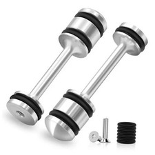 2-Pack LS Oil Barbell Diverter Billet Rear Galley Plug for GM Gen III IV LS1