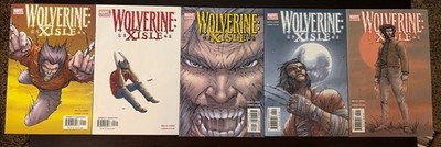 Wolverine Xisle Comic Lot 1-5 Complete Set (Marvel 2003)