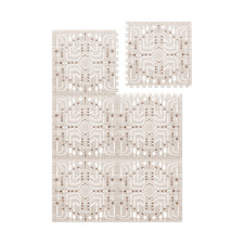  Color: Oatmeal Floral Persian Lalo-Play Mat l Persian Collection 6725