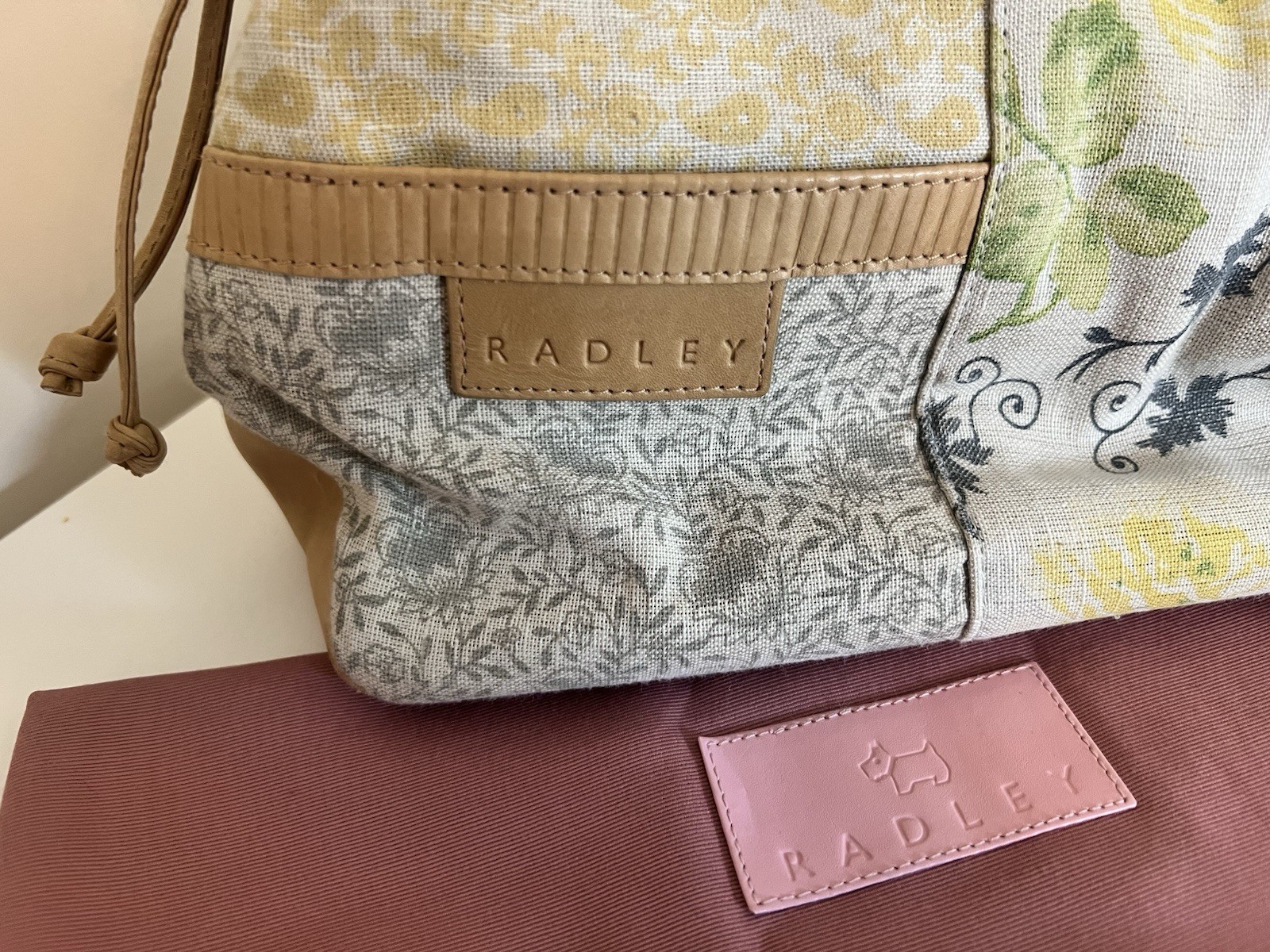 Radley Beige/Neutrals Patchwork Effect Bag Excell… - image 2