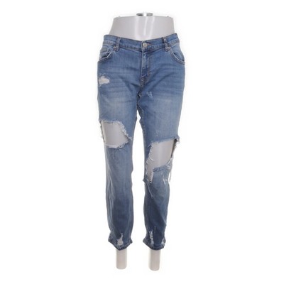 Zara Woman Premium Collection, Jeans, Größe: 42, Blau, Baumwolle/Elasthan #Vfv