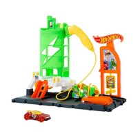Mattel Hot Wheels® City - Super Recharge Fuel Station - Playset - Figur &
