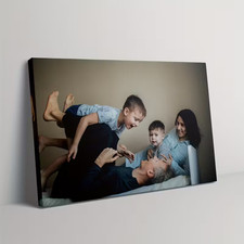 Custom Photo Canvas Print, Personalized Framed Valentine's Day Art, Made in USA