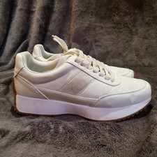 DV Dolce Vita Breela Retro Fashion Sneakers White Casual Lace Up Women s Size 10