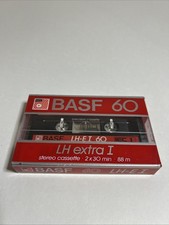 BASF LH Extra I, 60 Minute Recordable Cassette Tape New