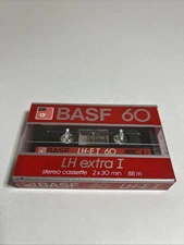 BASF LH Extra I, 60 Minute Recordable Cassette Tape New 