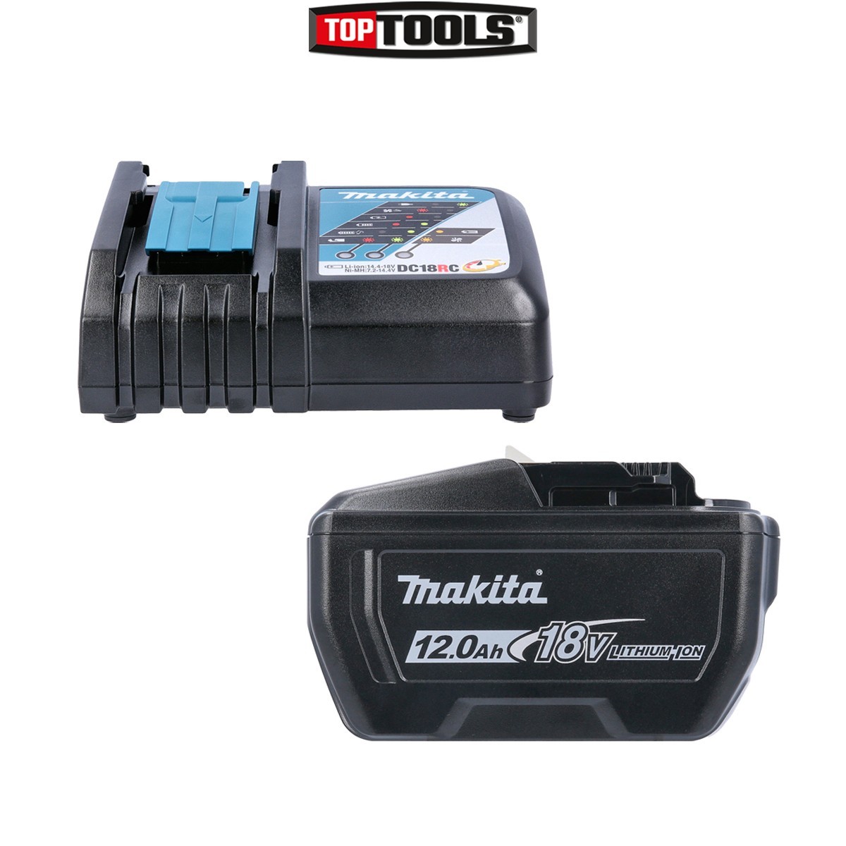 Makita BL18120 18V LXT 12Ah Lithium-Ion Battery with DC18RC charger