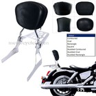 1995-up Honda Shadow Aero VT1100 C3 Sissy Bar Back Rest with Luggage Rack