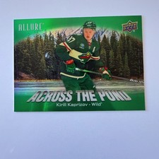 2024 Upper Deck Allure #ATP-4 Kirill Kaprizov Across the Pond Green