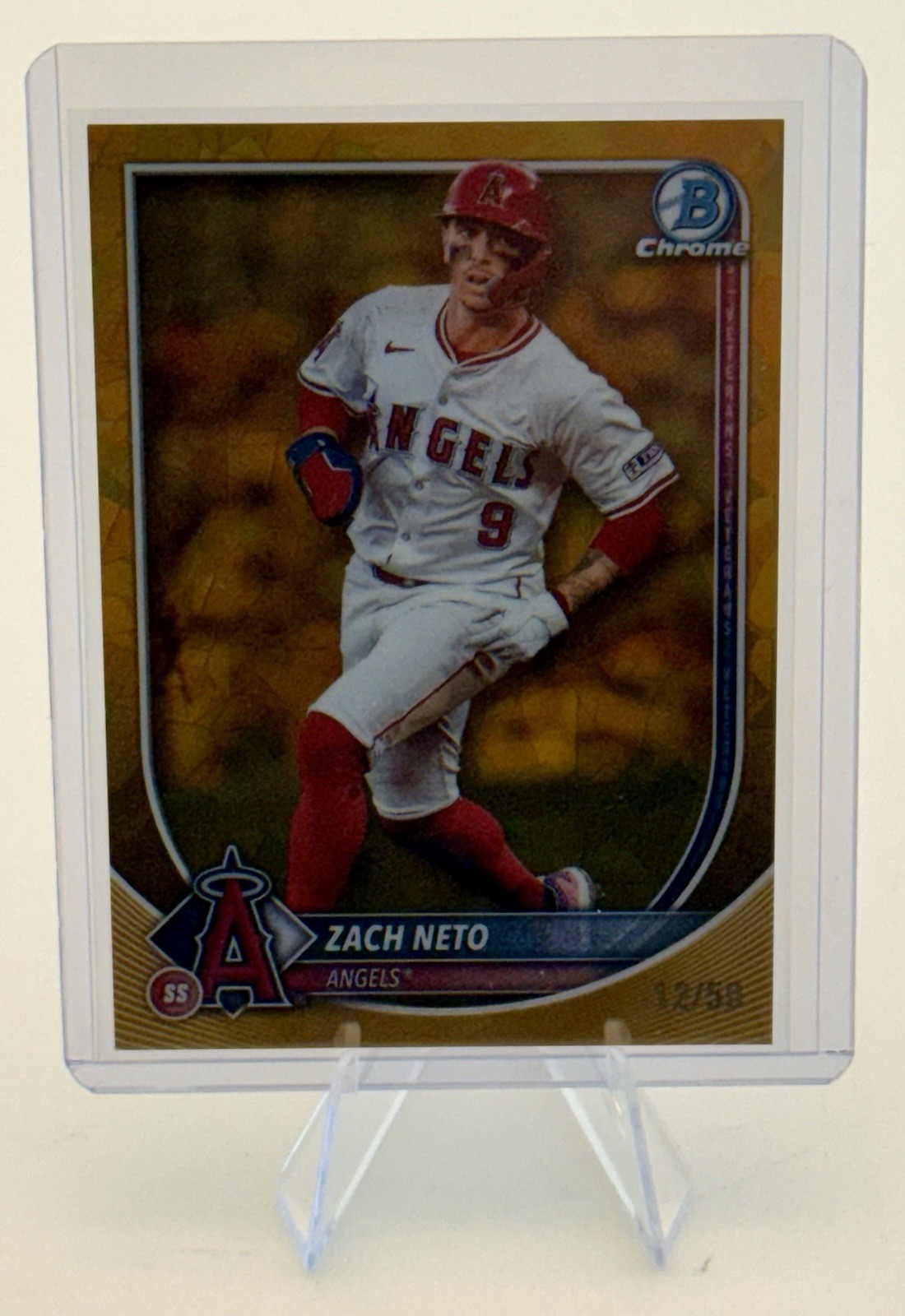 2025 Bowman Chrome Sapphire - Prospects Gabriel Davalillo, #BCP-178 Gold /50