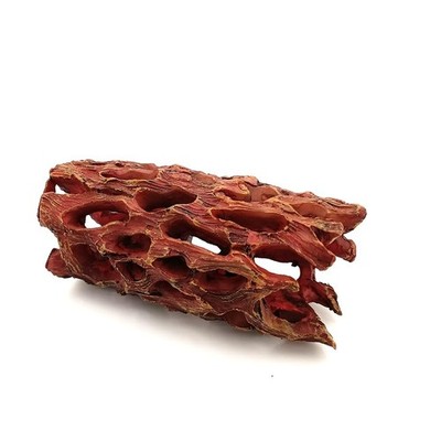 Shelltech Shrimp Hideout Resin Aquarium Decorations Hollow Mini, Dark Brown 