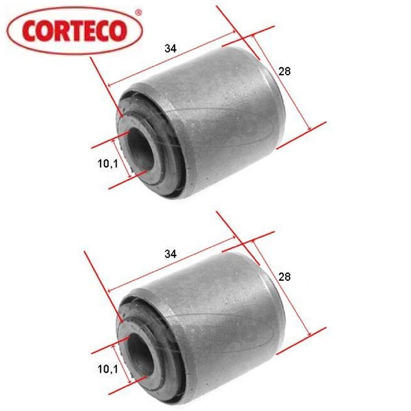 2X Lagerung FüR Lenker Corteco 21652772 Buchse 2 Querlenkerlager Vorne-image