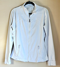 Lululemon Define Jacket White Full Zip Women's Size 10 Activewear Thumbholes