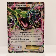 Pokémon Rayquaza EX LP Jumbo Holo Black Star Promo Card XY66