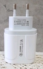 European Travel Plug Adapter 4-Port USB Wall Plug Fast Phone Device Charger