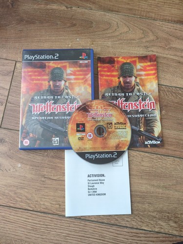 Return to Castle Wolfenstein Sony Playstation PS2 Spiel getestet und funktionsfähig - Bild 1 von 4