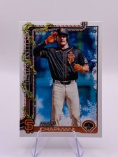 Matt Chapman 2025 Topps Holiday #H177 San Francisco Giants Trading Card MLB