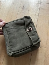 (A2) British Army 58 Pattern Canvas Binocular Carry Case Pouch Green webbing 