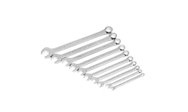 Husky BITE SAE Combination Wrench Set (10-Piece) # HBCW10XLS