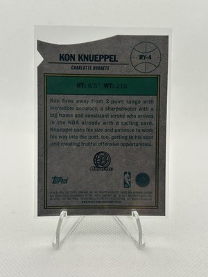 2025-26 Bowman Chrome Kon Knueppel Rookie Of The Year Favorites RC #RY-4 Hornets