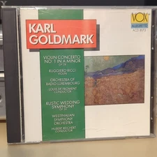 Karl Goldmark: Violin Concerto & Rustic Wedding Symphony CD