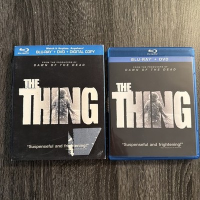 The Thing (Blu-ray, 2011, Universal) Horror Remake, w/ OOP Slipcover NO DVD