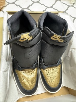 Nike Air Jordan 1 Retro High OG Black Metallic Gold DZ5485-071 Size 13 Men DS