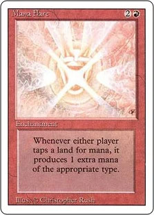 Magic MTG - Mana Flare - Revised - 3th Edition - PLAYED - EN