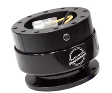 NRG Innovations SRK-200BK Quick Release Gen 2.0 Black Body Titanium Chrome Ring