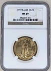 1992 American Gold Eagle 1/2 Oz NGC MS 69 US Mint $25 Coin