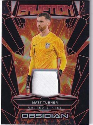 2024-25 Panini Obsidian FIFA No. CE-MT Matt Turner Patch Eruption 56/99