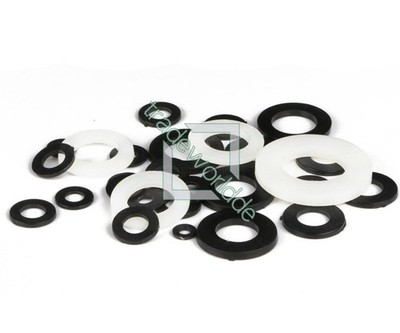50/100pcs Insulation Gasket Ring Plastic Nylon Flat Spacer Washer For Screw Bolt