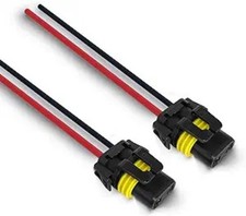Pigtail Sockets Female Wiring Harness Headlight Plug Item Package Quantity: 2