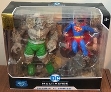McFarlane DC Universe Superman vs Doomsday Action Figure 2-Pack Gold Sealed New