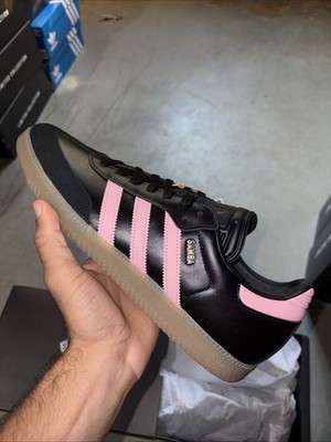 Sz 11 - New Adidas Samba Inter Miami CF ''Messi'' Black / Light Pink (IH8157)