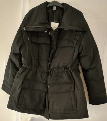 Sweaty Betty Ski Puffa Jacket NEW. Size S: UK 10. Black. Down feather. FREE Post