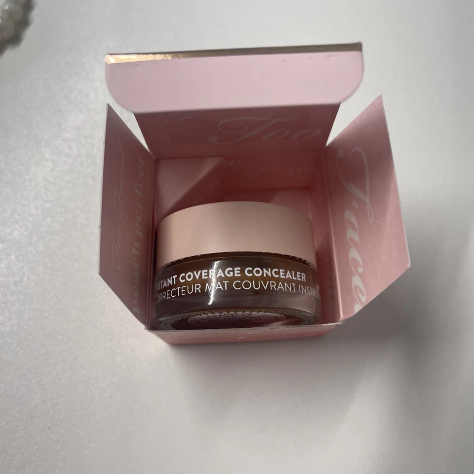 Too Faced Peach Perfect Matte Instant Coverage Concealer Eclair .24oz 7g - Image 4 of 4