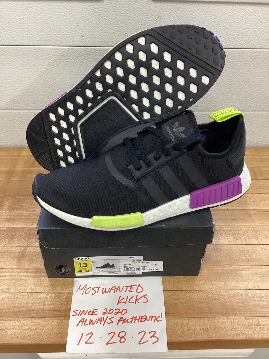 adidas nmd black neon