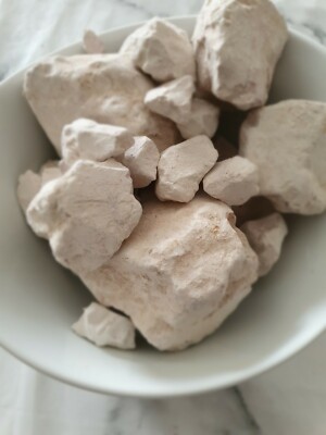 Essbare Kaolin Rose Tonerde glatt ungesalzen 50gramm, 100gms 200gms 300gramm 